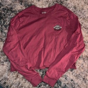 Vans Long Sleeve Crop Top